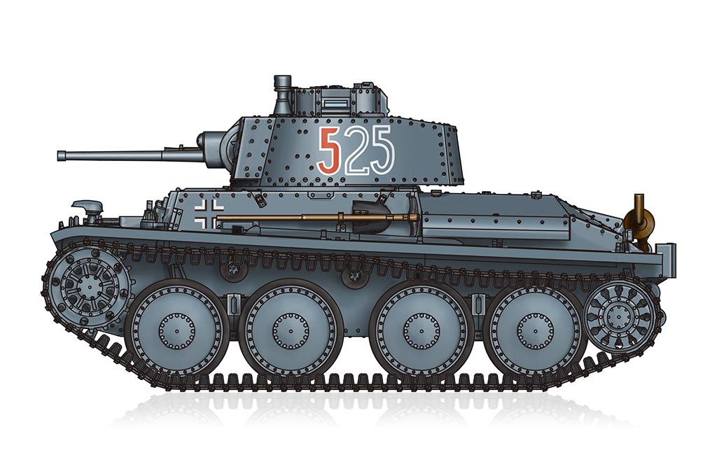 6939319229564 - German PzKpfw 38(t) AusfE F