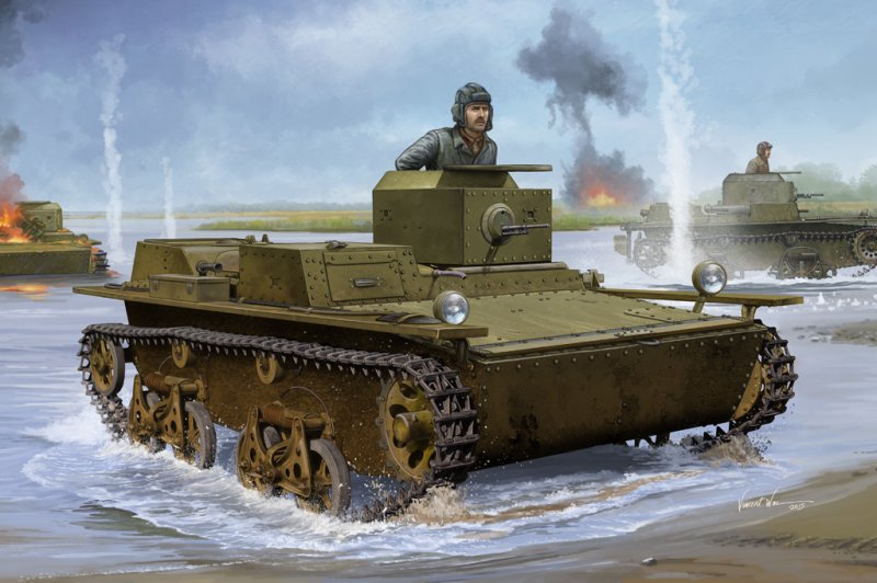 6939319238658 - Soviet T-38 Amphibious Light Tank