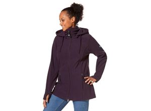 6939993900490 - Große Größen Fleecejacke aubergine Gr40