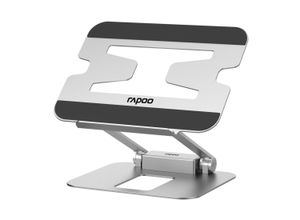 6940056123619 - RAPOO Laptop-Ständer Laptop-Ständer mit 5-in-1 USB-C Multiport Adapter Gerätehalterungen silberfarben (silber)