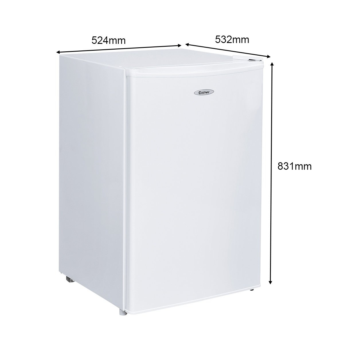 6940350828395 - Kühlschrank mit Gefrierfach Cool Cabinet Freezer 123L kostenlos