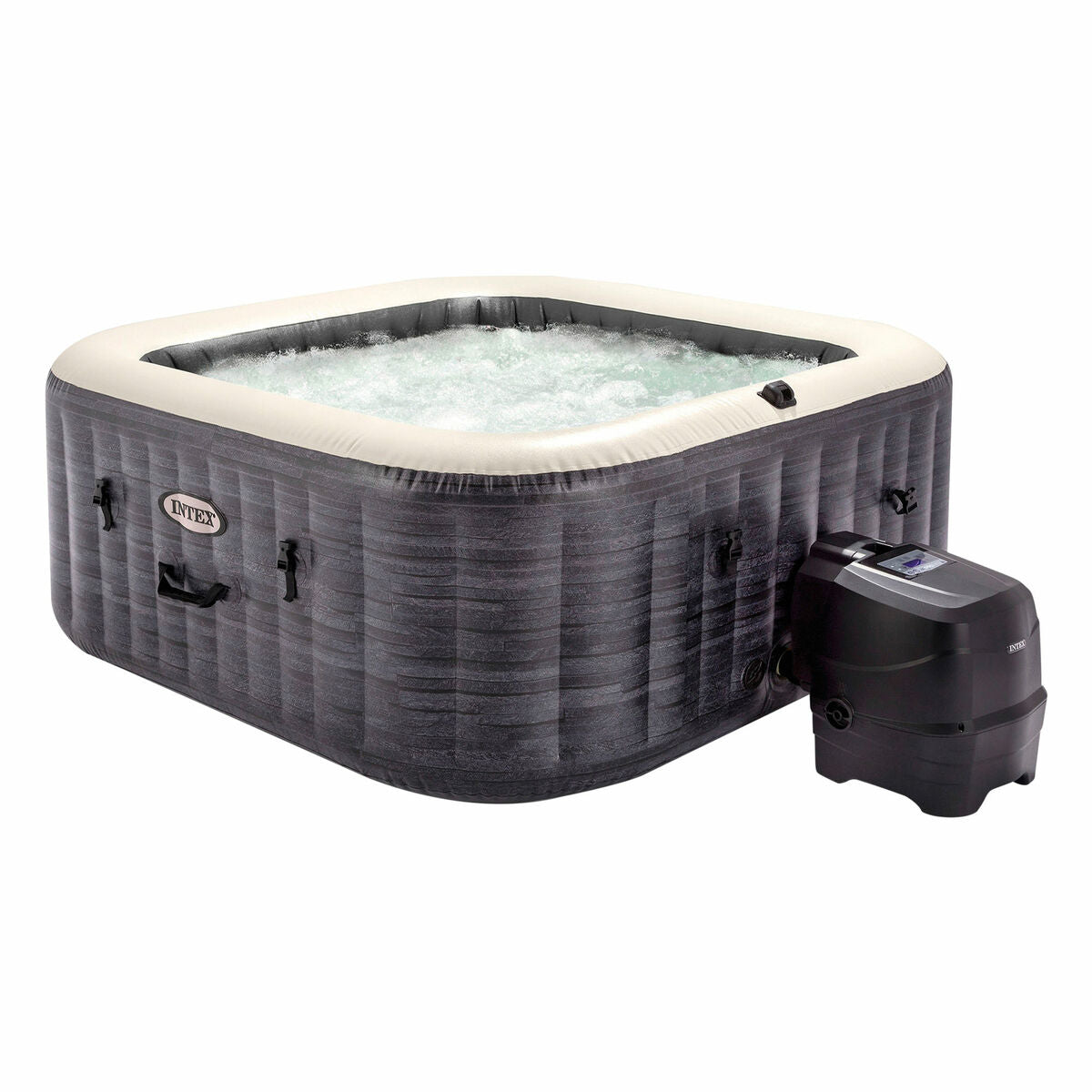 6941057429199 - INTEX 28450NP - Whirlpool - PureSPA Greystone Deluxe (175x175cm) für 4 Personen 6941057429199 - INTEX 28450NP - Whirlpool - PureSPA Greystone Deluxe (175x175cm) für 4 Personen