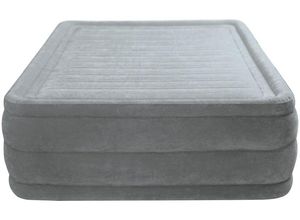 6941057464183 - Luftbett INTEX Comfort Plush horizontal Airbed Queen Luftbetten Gr B H L 152 cm x 56 cm x 203 cm grau Luftbetten