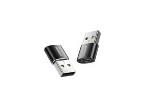 6941237149121 - Adapter USB Typ C (weiblich) auf USB (männlich) Adapter Schwarz (S-H152 Black)