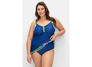 6941339753493 - Große Größen Bikini-Hose mit Raffung in Pantyform royalblau Gr40 6941339753493 - Große Größen Bikini-Hose mit Raffung in Pantyform royalblau Gr40