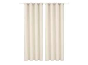 6941446627434 - Vorhang MY HOME Raja Gr 3 beige (champagner) B140cm H225cm Polyester Recyceltes Material Gardinen 2er-Set Bestseller einfarbig modern pflegeleichte Mikrofaser Topseller