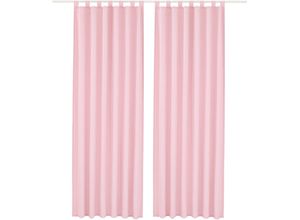 6941446628882 - Vorhang HOME AFFAIRE Parry Gardinen Gr 245 cm Schlaufen 140 cm rosa (rosé) Schlaufen