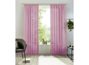 6941446630694 - my home Gardine »XANA mit Ösen Kräuselband oder Schlaufen« (1 St) Bestseller einfarbig 1 bzw 2 Schals pflegeleicht Schal