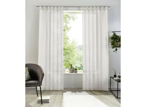 6941446630892 - my home Gardine »XANA mit Ösen Kräuselband oder Schlaufen« (1 St) Bestseller einfarbig 1 bzw 2 Schals pflegeleicht Schal 6941446630892 - my home Gardine »XANA mit Ösen Kräuselband oder Schlaufen« (1 St) Bestseller einfarbig 1 bzw 2 Schals pflegeleicht Schal