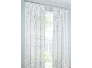 6941446667881 - Gardine HEINE HOME Gardinen Gr 145 cm Multifunktionsband 135 cm silberfarben Halbtransparente Gardinen