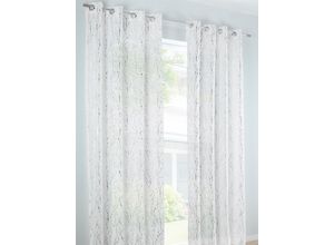 6941446667928 - Gardine HEINE HOME Gardinen Gr 145 cm Multifunktionsband 135 cm silberfarben Halbtransparente Gardinen