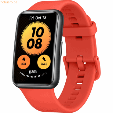 6941487233076 - Watch Fit New (Stia-B09) Pomelo Red Fitnesstracker Smartwatch Rot 1 St