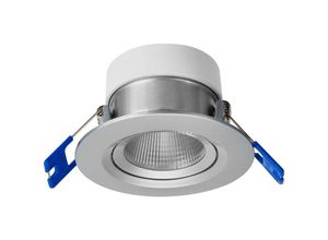 6941497757067 - Opple LED-Einbauspot Chiara 541003410800 IP44 6W 450lm 2700K DA68 alu schwenkbar