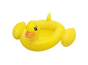 6941607312414 - - Funspeakers™ Kinder-Schlauchboot Ente mit integriertem Lautsprecher 102 x 99 cm - Mehrfarbig