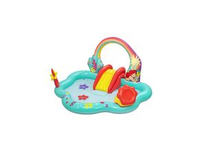 6941607328774 - Aufblasbarer Spielplatz Kleine Meerjungfrau 221 x 193 x 117 cm Bestway 91097