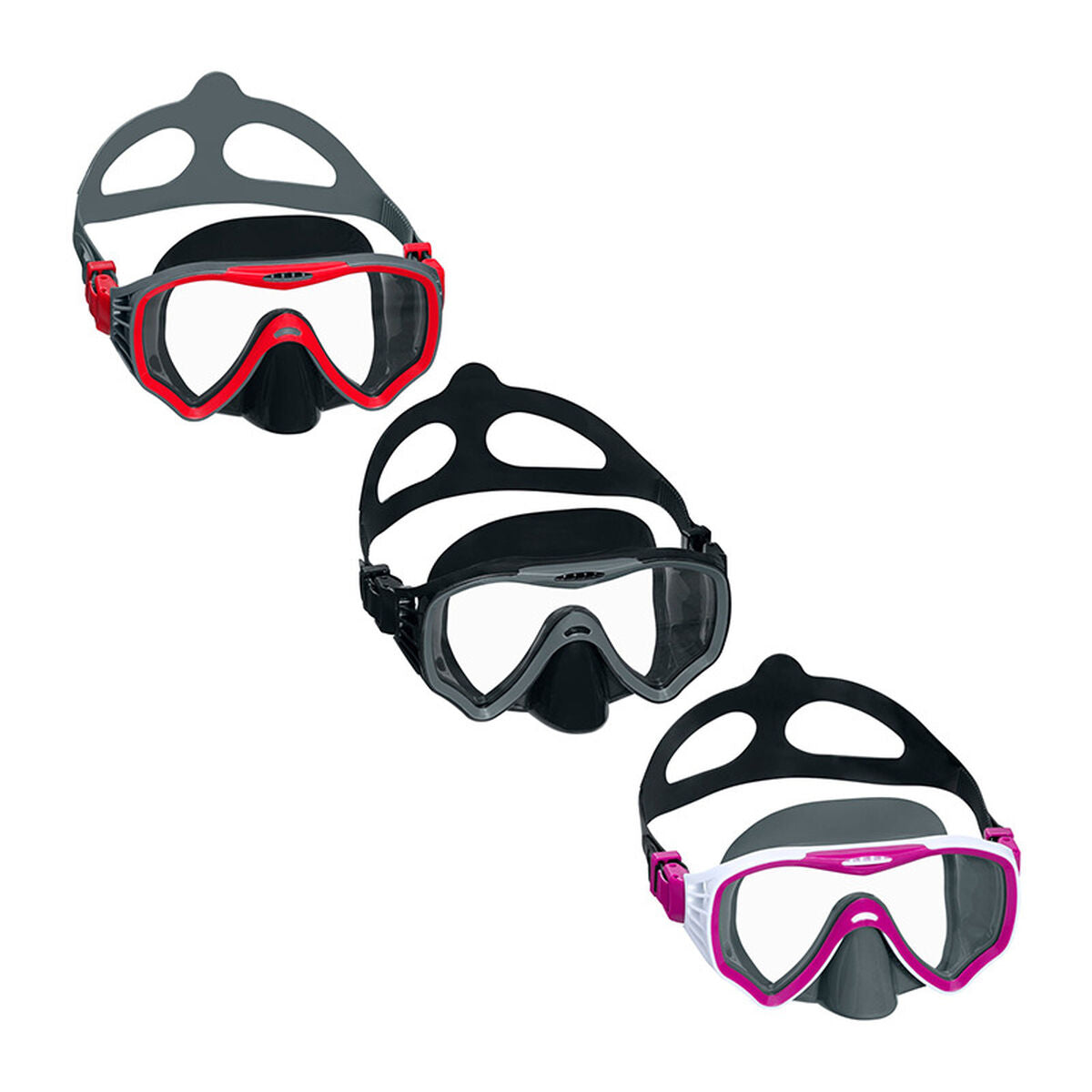 6941607331033 - Tauchermaske Grau Erwachsener (1 Stück) 6941607331033 - Tauchermaske Grau Erwachsener (1 Stück)