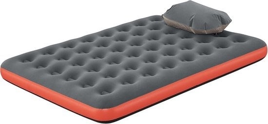 6941607344019 - Bestway® Luftbett mit Kissenpumpe Roll & Relax Double XL Lo 203 x 152 x 22 cm