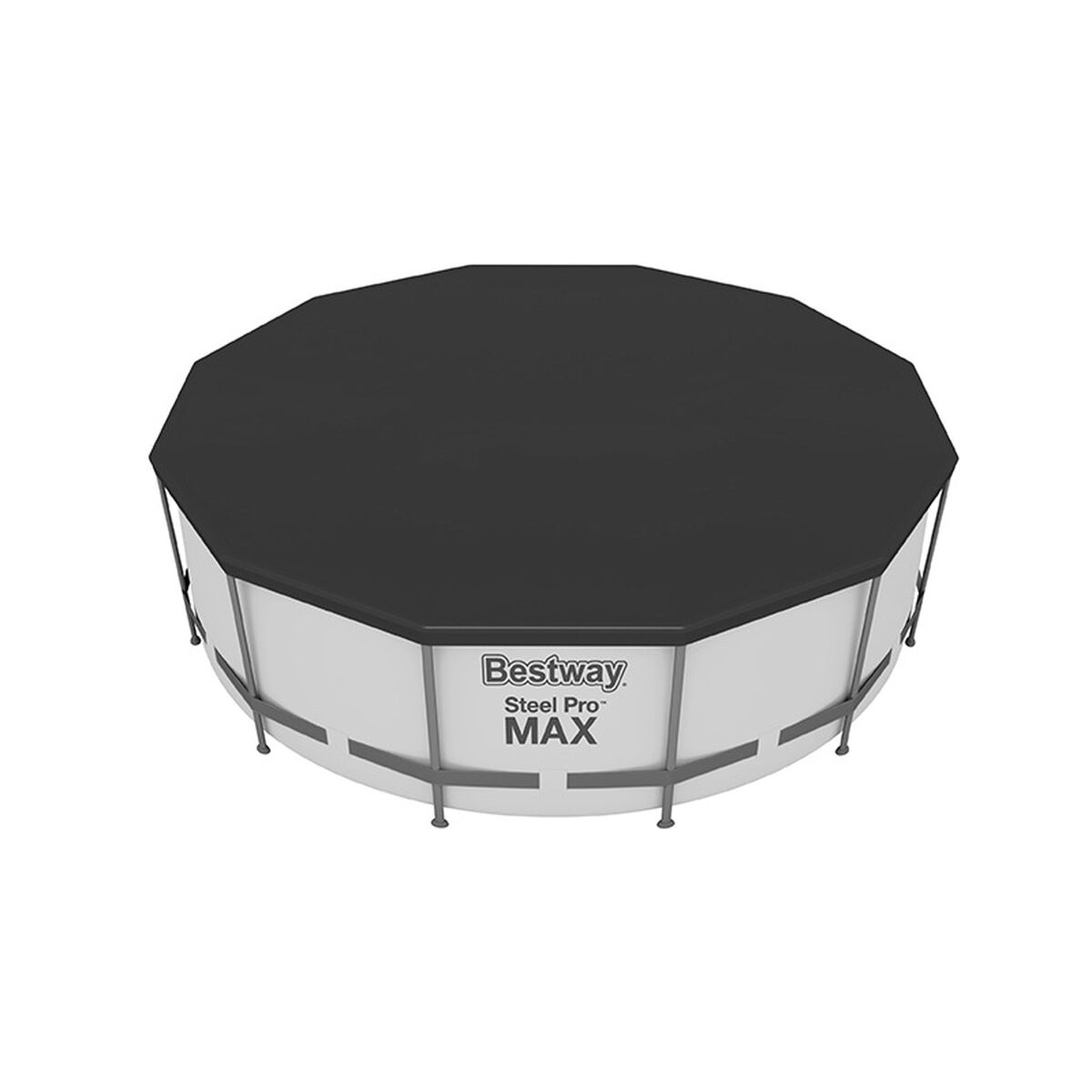 6941607354582 - Poolabdeckung Schwarz Ø 370 cm