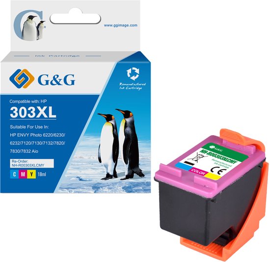 6941784745715 - 303 XL Tintenpatrone Geeignet für HP 303 303XL - Farbe - Hohe Kapazität 6941784745715 - 303 XL Tintenpatrone Geeignet für HP 303 303XL - Farbe - Hohe Kapazität