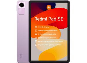 6941812740477 - XIAOMI Tablet Redmi Pad SE 128GB Tablets E-Book Reader lila (lavendel) Android-Tablet