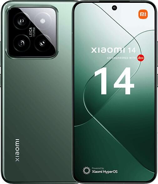 6941812760468 - XIAOMI Smartphone 14 512 Gb Mobiltelefone grün (jadegrün) Smartphone Android