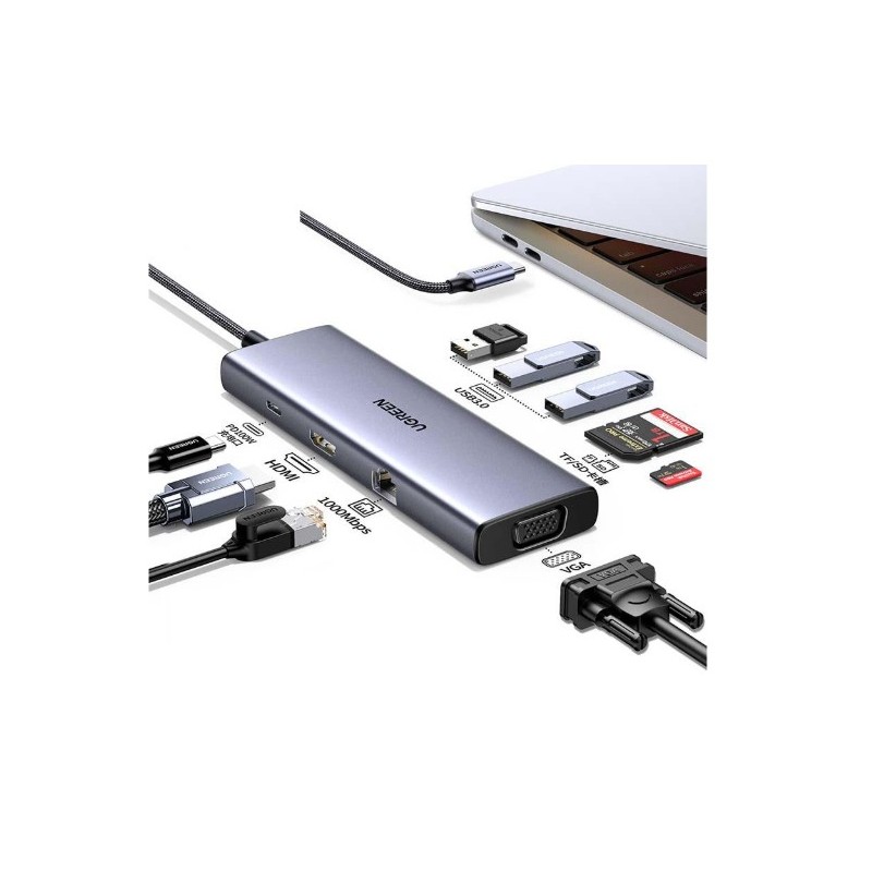 6941876216000 - 15600 USB-C 9-in-1 Hub mit 4K HDMI 15600 6941876216000