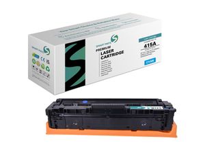 6941881210918 - SmartMate wiederaufbereitete Laser Toner Patrone für HP W2031A (415A) Cyan