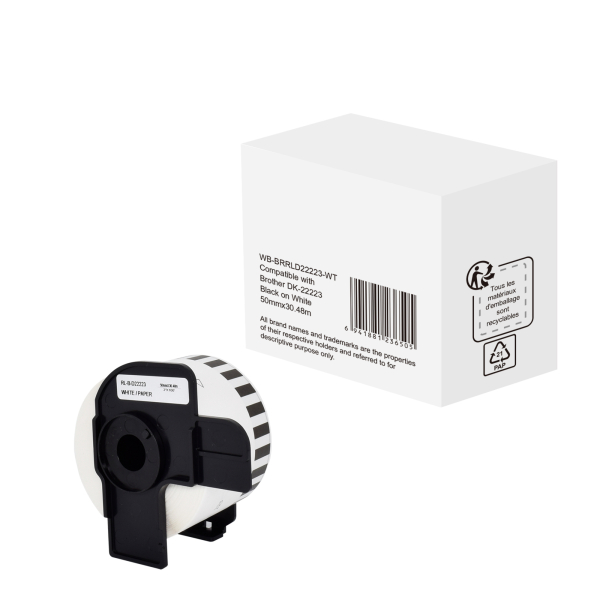 6941881236505 -  Etikett wie Brother DK-22223 50mmx3048m sw auf ws 6941881236505 without brand