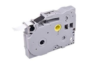 6941881284315 - Schriftband kompatibel zu Brother Beschriftungsband TZe-231 selbstklebend weiß schwarz Kunststoff laminiert L 8 m x B 12 mm