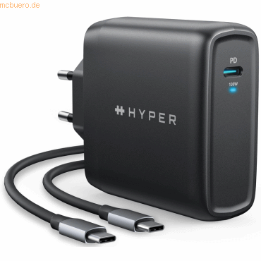 6941921149222 - Hyper HyperJuice 100 W Single Port Gan Wall-Charger