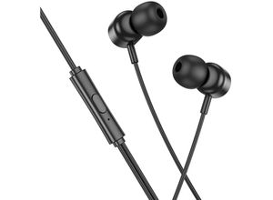 6942007612708 - HOCO Headset   In-Ear-Kopfhörer USB Typ C mit M122 Power-Mikrofon 12m Schwarz