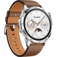 6942103104800 - Watch GT4 46mm (Phoinix-B19L) (silber braunes Lederarmband) (40-56-6078) - Huawei