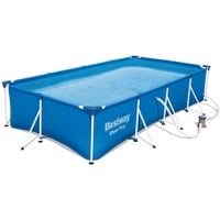 6942138949735 - Steel pro Pool Set - 400 x 221 x 81 cm - 1200 L - Rechteckig