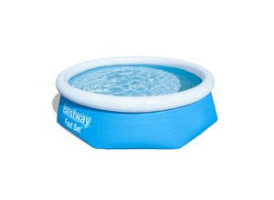 6942138950007 - Bestway® Fast Set™ Aufstellpool-Set mit Filterpumpe Ø 244 x 66 cm blau rund