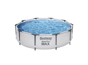 6942138981797 - Bestway® Steel Pro MAX™ Frame Pool ohne Pumpe Ø 305 x 76 cm lichtgrau rund Ø 305x76