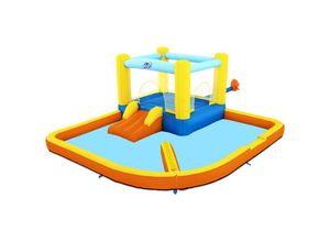 6942138984514 - - H2OGO® Mega-Wasserpark mit Dauergebläse Beach Bounce 365 x 340 x 152 cm - Mehrfarbig