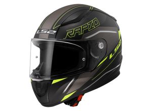 6942141741326 - Integralhelm FF353 Rapid II Rokku Mattschwarz-HiVis Gelb