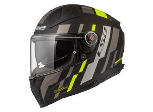 6942141742729 - Integralhelm FF811 Vector II Tron Mattschwarz-HiVis Gelb