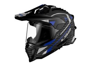 6942141746345 - Adventurehelm MX701 Carbon Adventure Blau