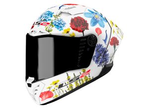 6942141748196 - Integralhelm FF805 Thunder Carbon GP Aero Flowers Weiß