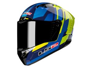 6942141748226 - Integralhelm FF805 Thunder Carbon Gas Blau-Hi-Vis Gelb