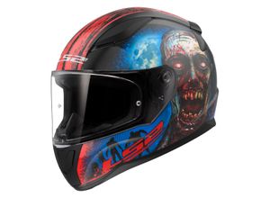 6942141748806 - Integralhelm FF353 Rapid II Zombie Schwarz-Rot