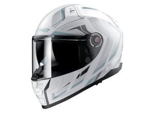 6942141752438 - Integralhelm FF811 Vector II Alizer Matt Weiß-Silber 6942141752438 - Integralhelm FF811 Vector II Alizer Matt Weiß-Silber