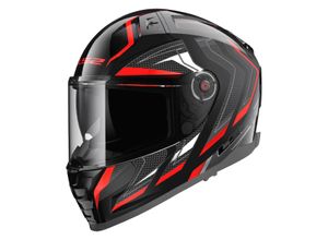 6942141752599 - Integralhelm FF811 Vector II Alizer Schwarz-Rot