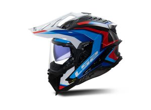 6942141775413 - Adventurehelm MX701 Explorer C Weiß-Blau