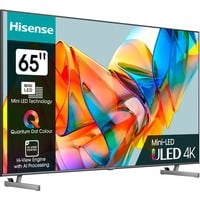 6942147493120 - F (A bis G) HISENSE Mini-LED-Fernseher 65U6KQ Fernseher grau (anthrazit) 4k Fernseher