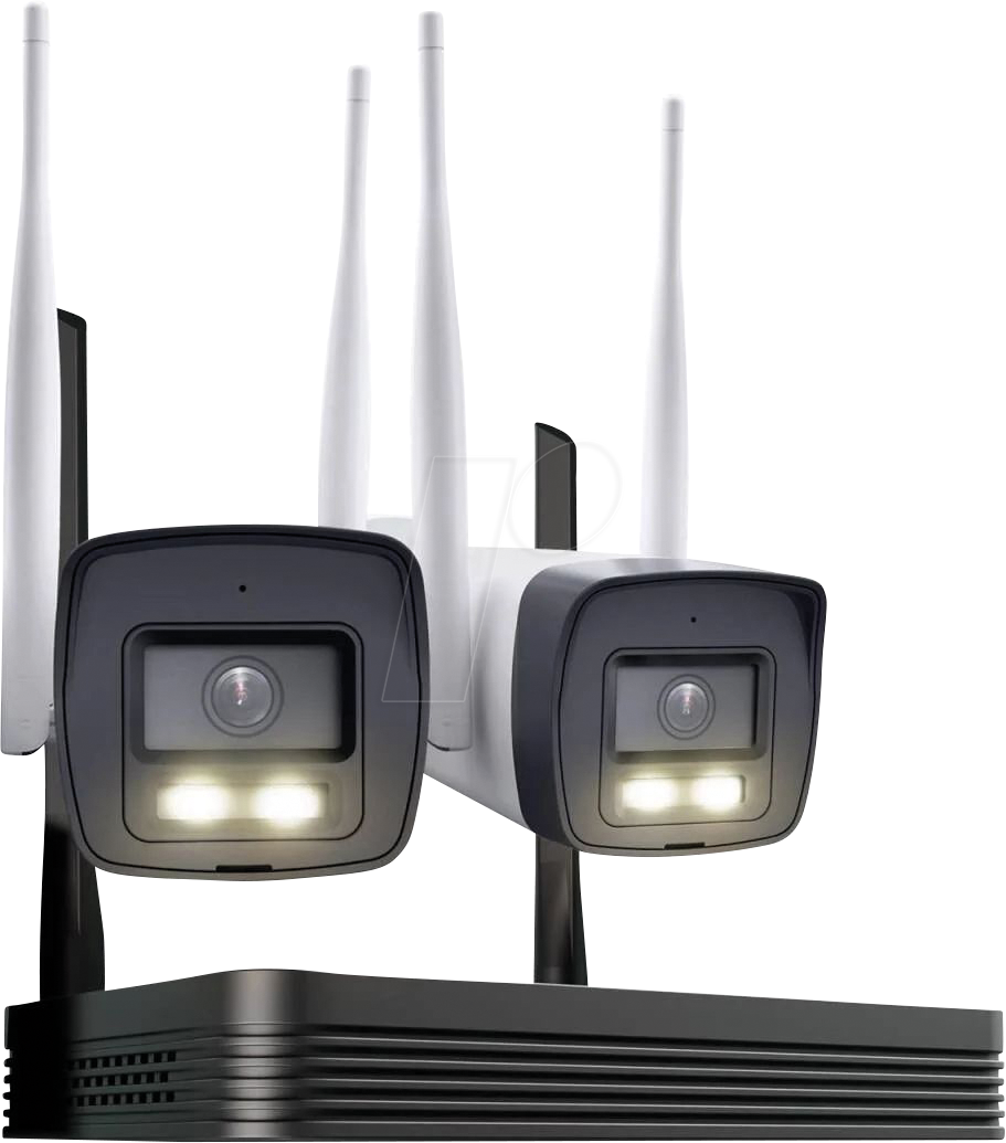 6942160477206 - HIL IKS2044BHPHW - EasyLink WLAN Videorekorder Set inkl 2 Kameras
