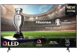 6942351402338 - E (A bis G) HISENSE QLED-Fernseher 43E77NQ Fernseher 4K UHD QLED schwarz (schwarz schwarz) LED Fernseher