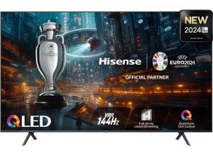 6942351402987 - E (A bis G) HISENSE QLED-Fernseher 85E77NQ PRO Fernseher 4K UHD QLED grau LED Fernseher