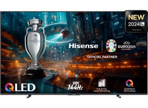 6942351403045 - E (A bis G) HISENSE QLED-Fernseher 100E77NQ PRO Fernseher 4K UHD QLED grau (dunkelgrau) LED Fernseher Bestseller